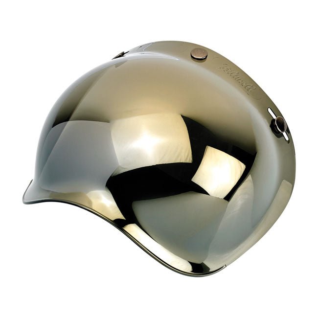 Biltwell Anti-Fog Bubble Visor for Open Helmets Gold