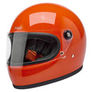Biltwell Gringo S Motorcycle Helmet Gloss Hazard Orange / XS (53-54cm)  - Customhoj