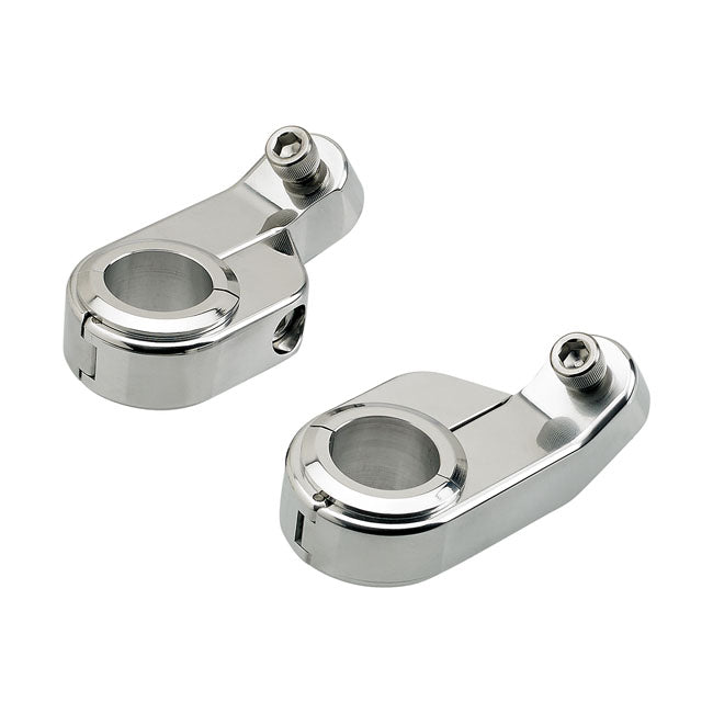 Biltwell O/S Angled Speed Clamps Chrome