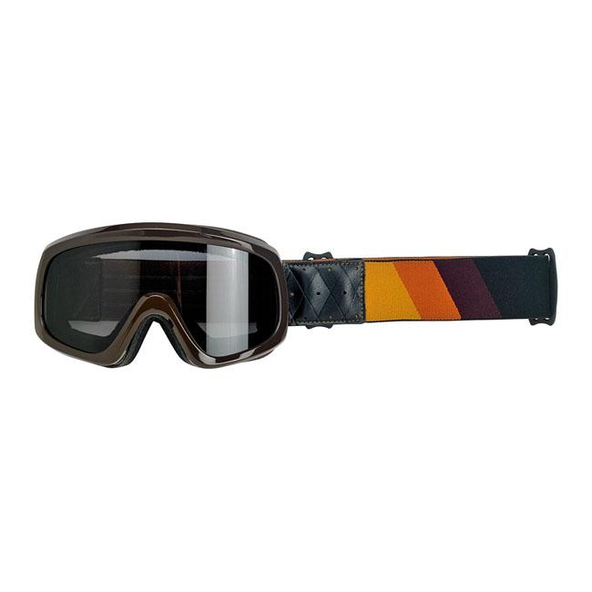 Biltwell Overland 2.0 Tri-Stripe Goggles Brown G/R/B