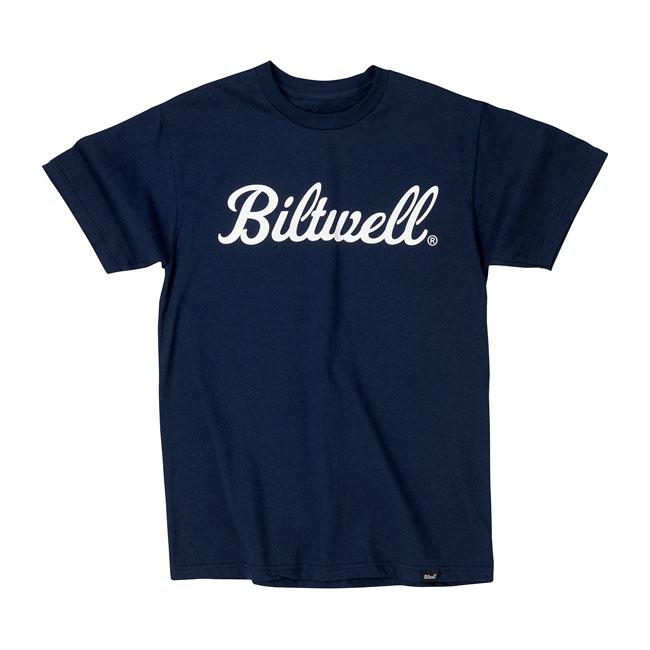 Biltwell Script T-Shirt Navy / S