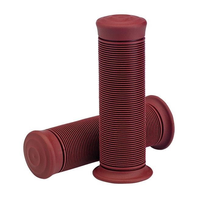 Biltwell TPV Kung Fu Motorcycle Grips 7/8" (22mm) Oxblood