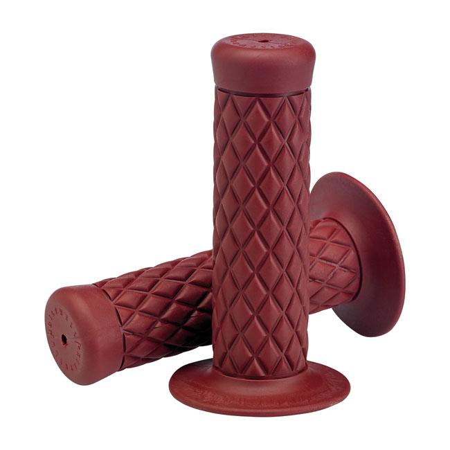 Biltwell TPV Thruster Motorcycle Grips 7/8" (22mm) Oxblood