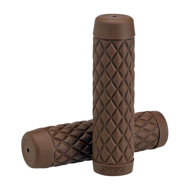 Biltwell TPV Torker Motorcycle Grips Chocolate