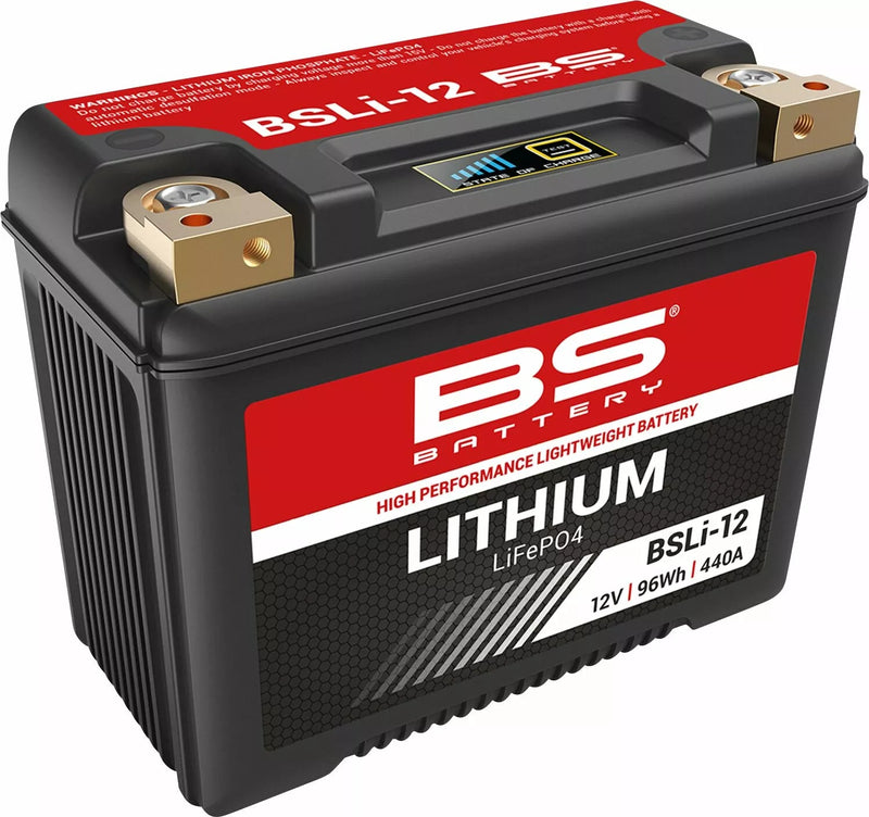 BS Battery High Performance Lithium LiFePO4 Motorcycle Battery BSLI12 (8AH / 560CCA / 1.6KG / 165x86x130mm)