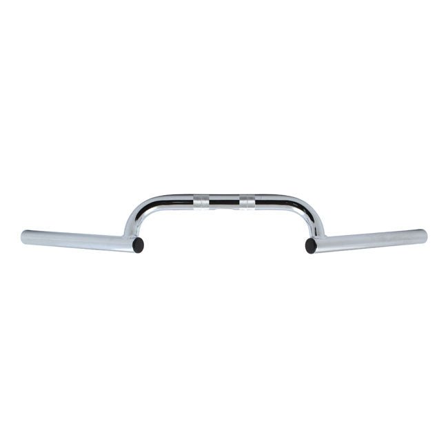 Burly 1" Clubman Motorcycle Handlebars Chrome