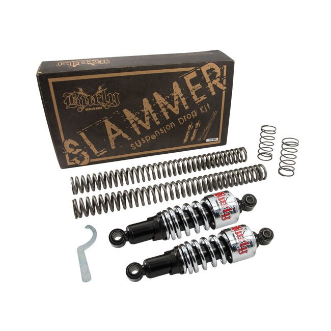 Burly Slammer Kit Dyna 06-17 Chrome