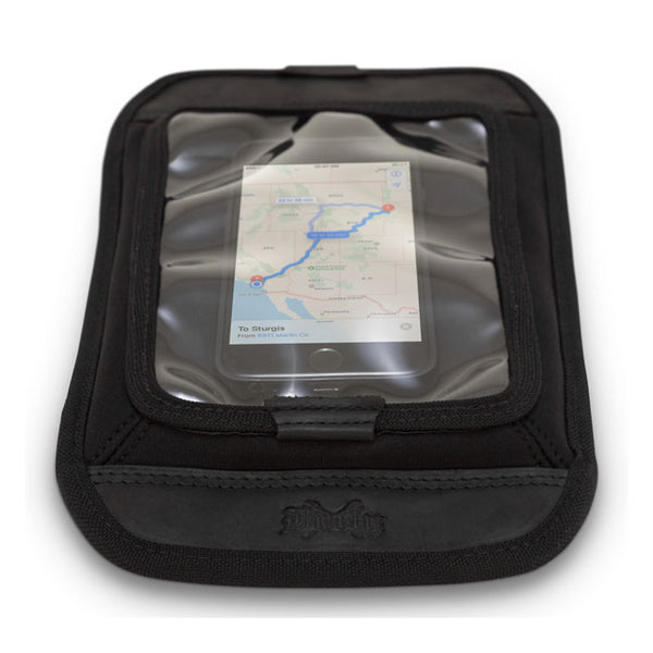 Burly Voyager Magnetic Motorcycle Phone Holder Black Cordura  - Customhoj