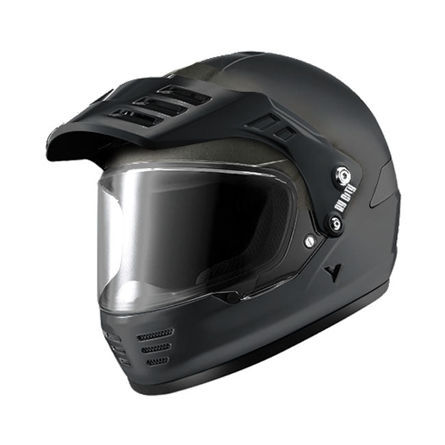 By City Rider Motorcycle Helmet Matte Black