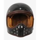 By City The Rock Retro Motocross Motorcycle Helmet  - Customhoj