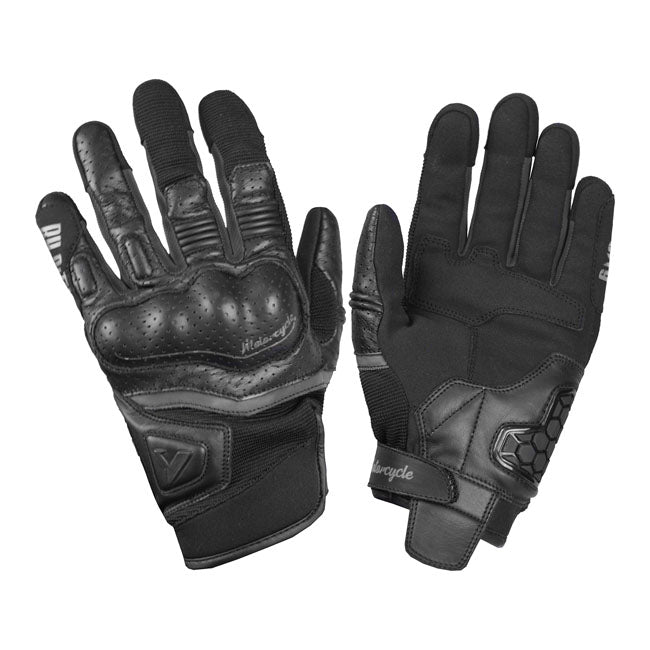 By City Tokio Motorcycle Gloves Black / XS