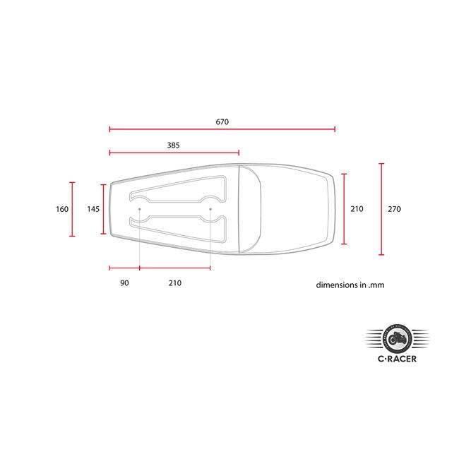 C-Racer Bolntor SCR5 Flat Track Seat