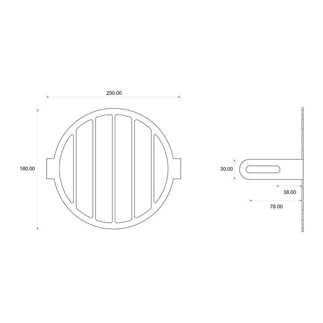 C-Racer Headlight Grill No2