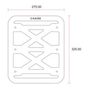 C-Racer Universal Motorcycle Luggage Rack No2  - Customhoj
