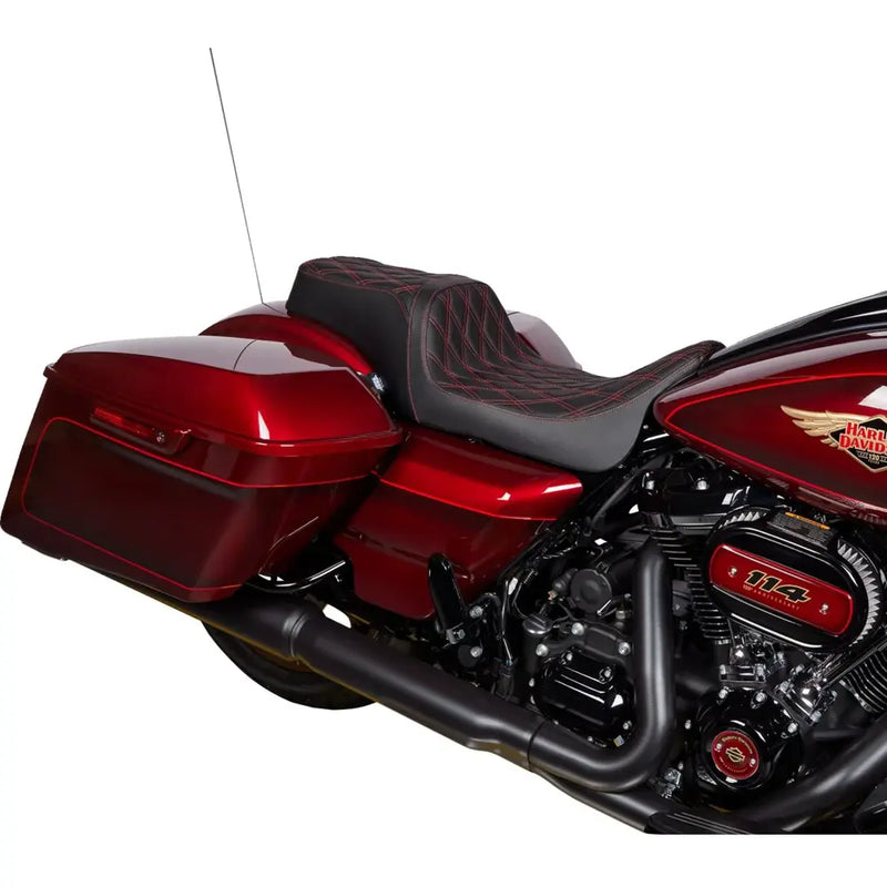 Drag Specialties Performance Predator 1-Up sæde til Harley 