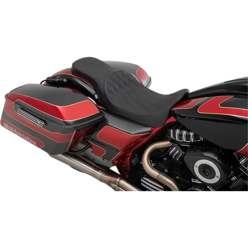 Drag Specialties Predator 2-personers sæde til Harley 