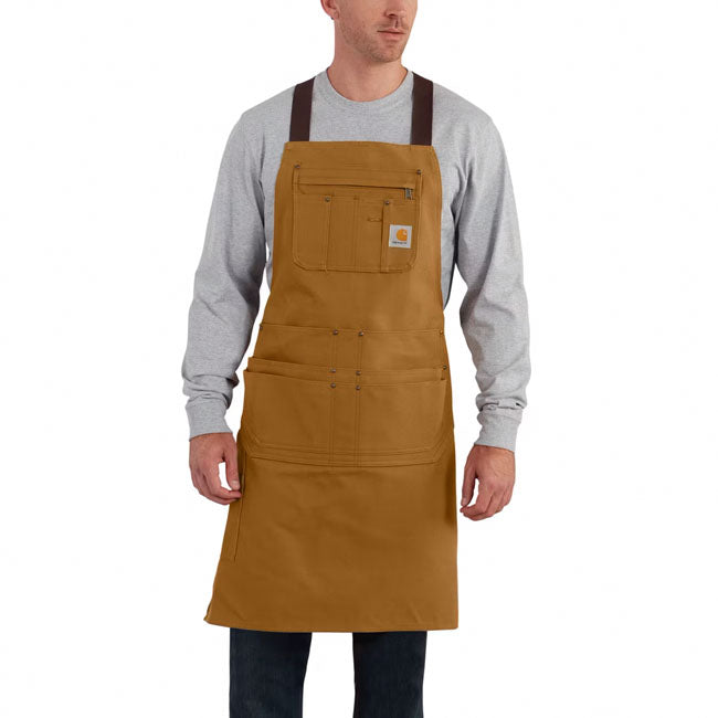 Carhartt Firm Duck Apron Brown  - Customhoj