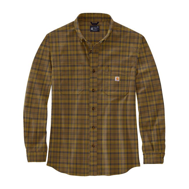 Carhartt Flannel Plaid Shirt Brown / S