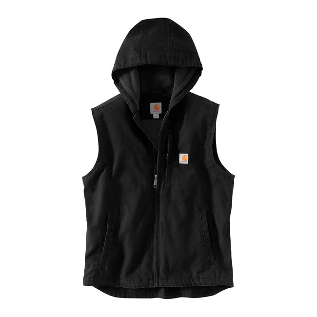 Carhartt Hooded Fleece-Lined Vest Black / S