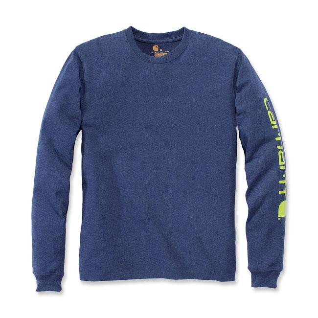 Carhartt Sleeve Logo Longsleeve Blue / S