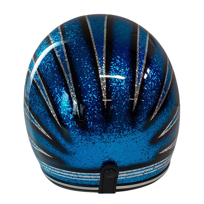 Cavalero Slimline Custom Flake Low Profile Open Jet Helmet