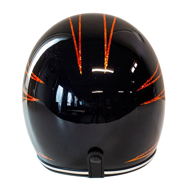 Cavalero Slimline Custom Flake Low Profile Open Jet Helmet