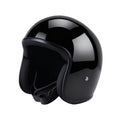 Cavalero Slimline II Low Profile Open Jet Helmet Gloss Black1 (no visor buttons) / S (53-54cm)  - Customhoj