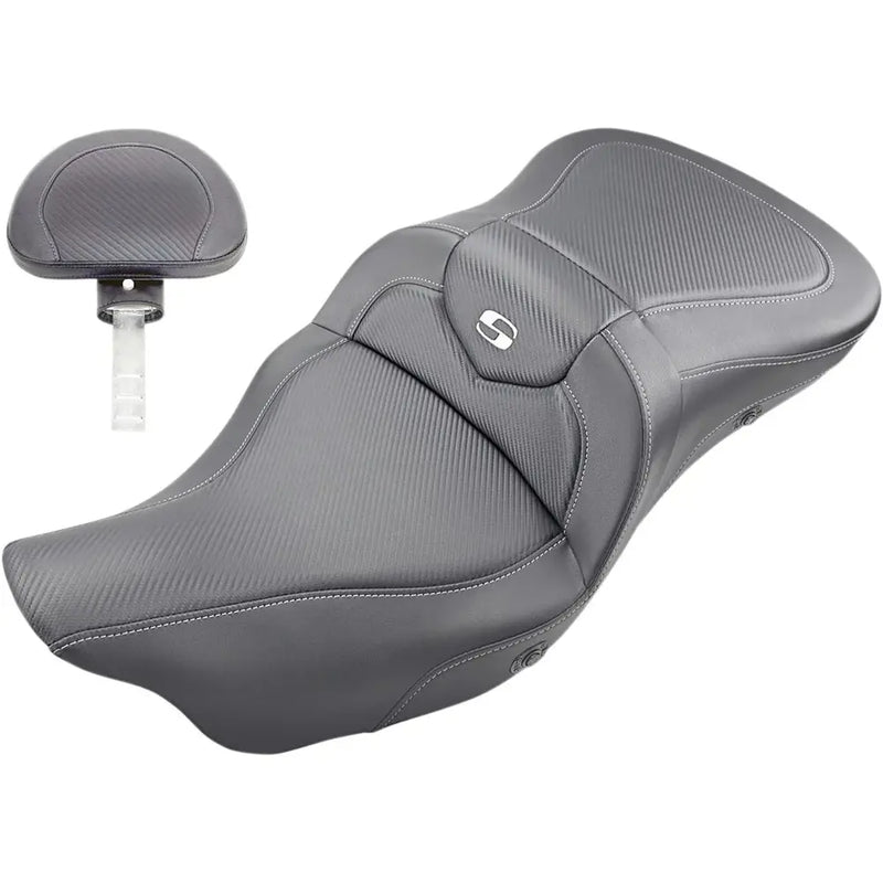 Saddlemen Roadsofa Extended Reach Plain-sæde til Harley