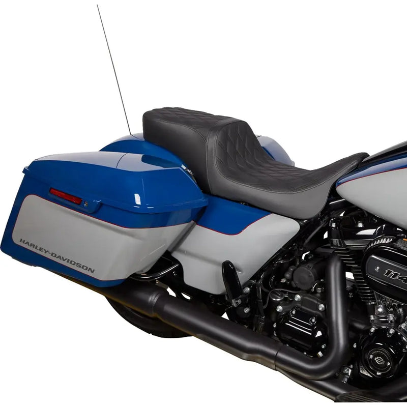Drag Specialties Performance Predator 2-Up-sæde til Harley