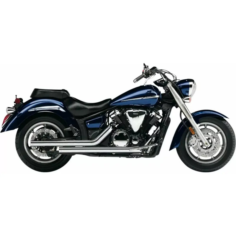 Cobra Dragsters Chrome Exhaust for Yamaha 07-15 XVS1300A Midnight Star  - Customhoj