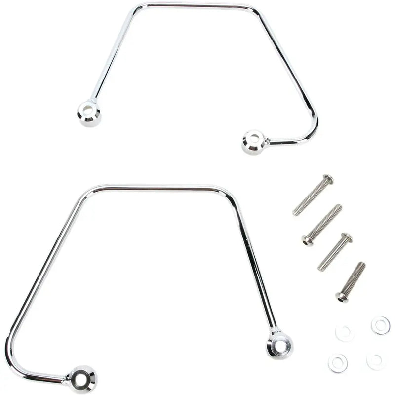 Cobra Saddlebag Support Bracket Kit for Yamaha 11-18 XVS1300 Custom / Stryker  - Customhoj