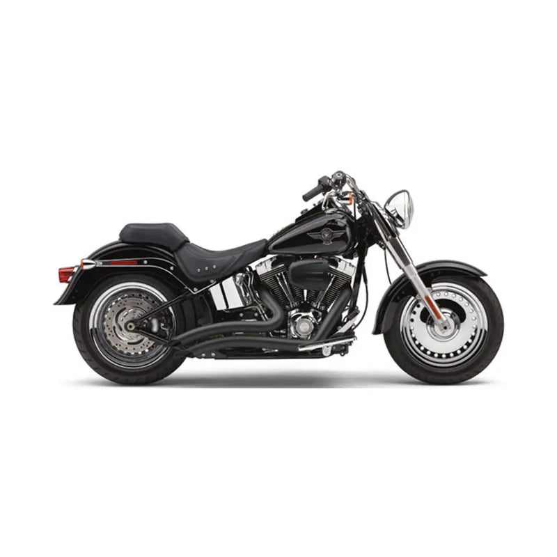 Cobra Speedster Short Swept Exhaust for Harley 12-17 Softail (excl. FXSB Breakout) / Black  - Customhoj