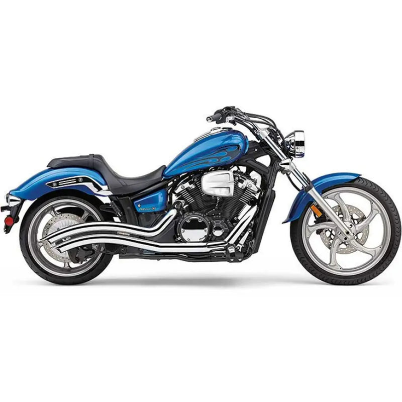 Cobra Speedster Swept Exhaust for Yamaha 11-18 XV1300 Stryker / Chrome  - Customhoj