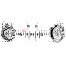 Crankcase Parts Diagram Exploded View for Harley 45" Flathead 11) 39-73 45" SV. Washer, sprocket shaft bearing. Replaces OEM: 24691-39