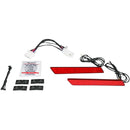 Custom Dynamics Dual Intensity Saddlebag Latch LED Lights for Harley 14-25 Touring (exkl. 23-25 CVO; 24-25 Road Glide / Street Glide) / Red  - Customhoj