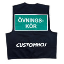 Customhoj Övningskör Motorcycle Vest Black / S  - Customhoj