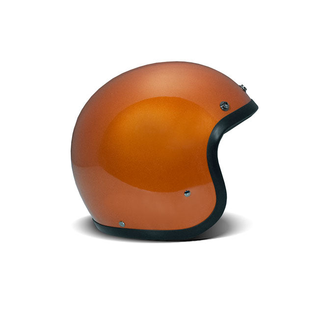 DMD Retro metallisk åben motorcykelhjelm
