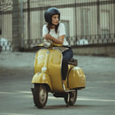 DMD Retro Metallic Open Motorcycle Helmet  - Customhoj