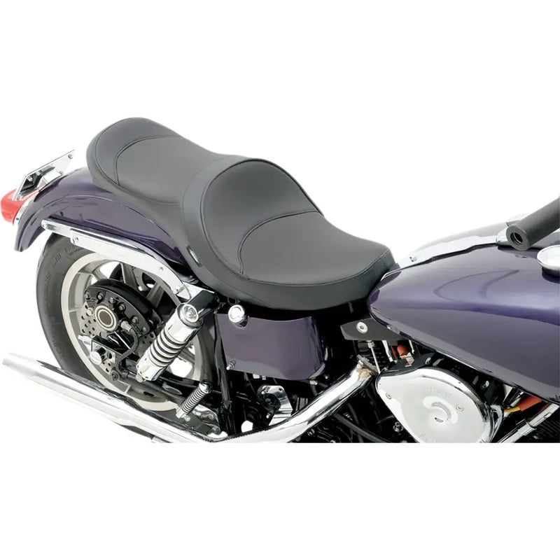 Drag Specialties Double Bucket 2-Up Seat for Harley 58-84 Big Twin (excl. Softail) (read note) / Black  - Customhoj