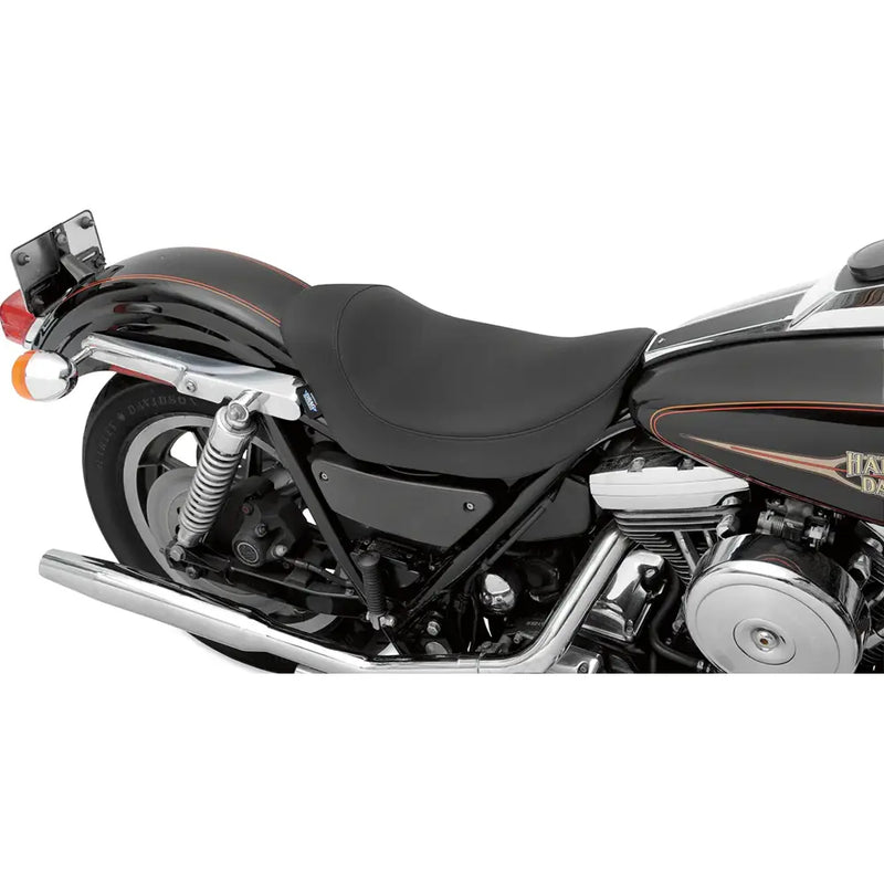 Drag Specialties EZ-ON Solo Seat for Harley 82-00 FXR / Black  - Customhoj