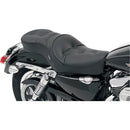 Drag Specialties Low Profile Touring Seat for Harley 04-22 XL Sportster / Pillow Top Black  - Customhoj