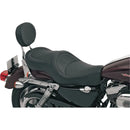 Drag Specialties Low Profile Wide Touring Seat for Harley 04-22 XL Sportster / Black  - Customhoj