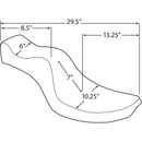 Drag Specialties Mini King and Queen Seat for Harley 58-84 Big Twin (excl. Softail)  - Customhoj