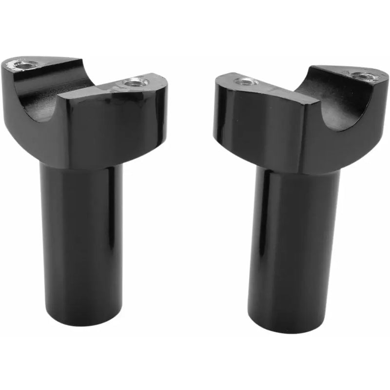 Drag Specialties OEM Style Aluminium Handlebar Risers without Top Clamp Black / 3.5" (8.8cm)