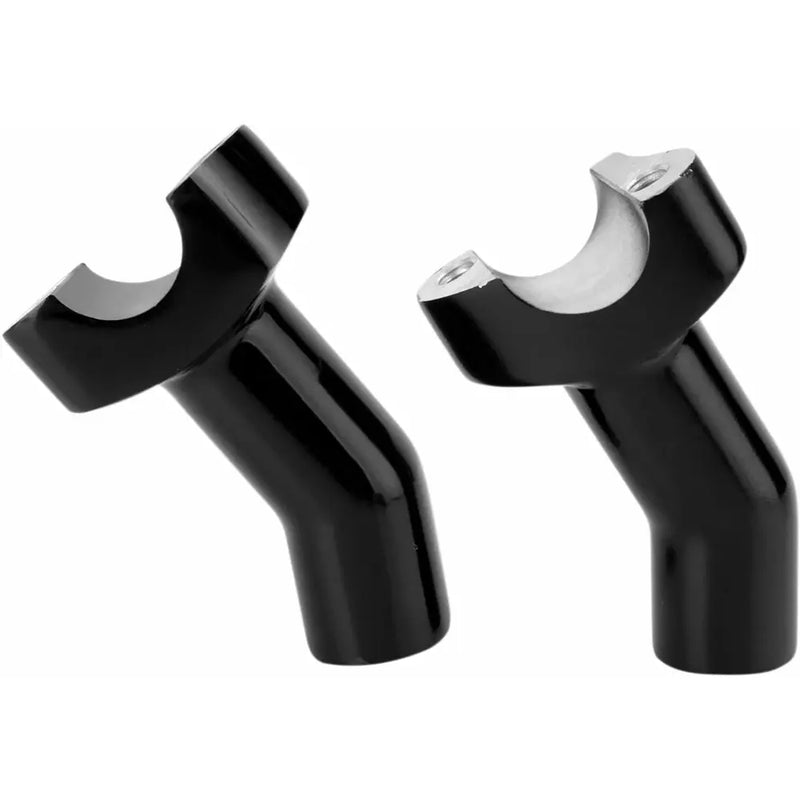 Drag Specialties OEM Style Aluminium Pullback Handlebar Risers without Top Clamp Black / 3.5" (8.8cm)