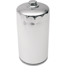 Drag Specialties Oil Filter Harley 91-98 Dyna (extra long) / Spin-on with top nut / Chrome Drag Specialties Oil Filter for Harley Customhoj