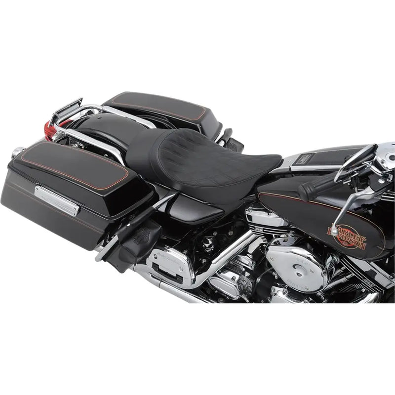 Drag Specialties EZ-ON lavprofil solo-sæde til Harley