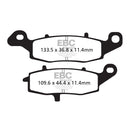 EBC Brake Pads Suzuki M 1600 VZ 1600 Marauder 04-05 EBC V-Pad Semi Sintered Rear Brake Pads for Suzuki Customhoj