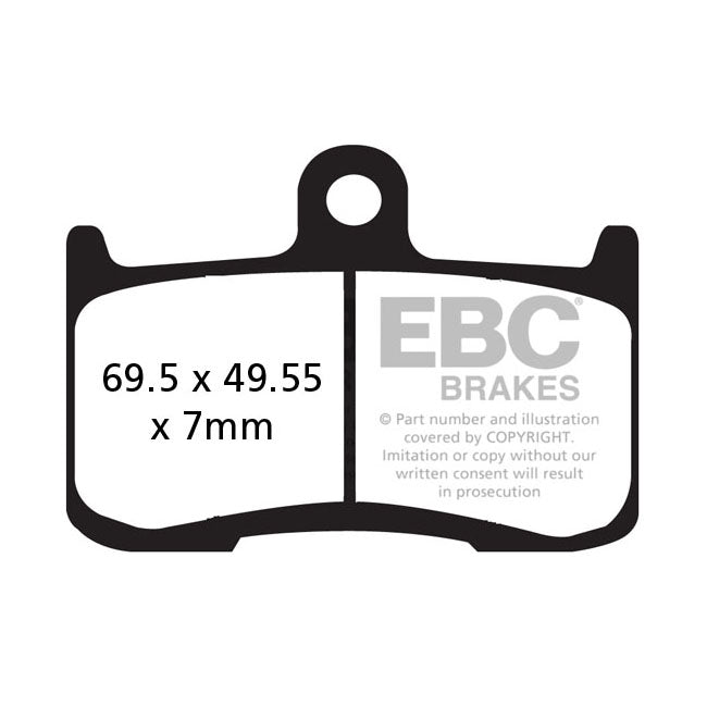 EBC Double-H Sintered Front Brake Pads for Kawasaki Z 1000 ZR 1000 03-06