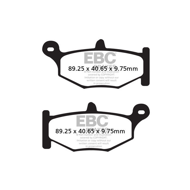 EBC Double-H Sintered Rear Brake Pads for Suzuki DL 1000 V-Strom / XT 14-20